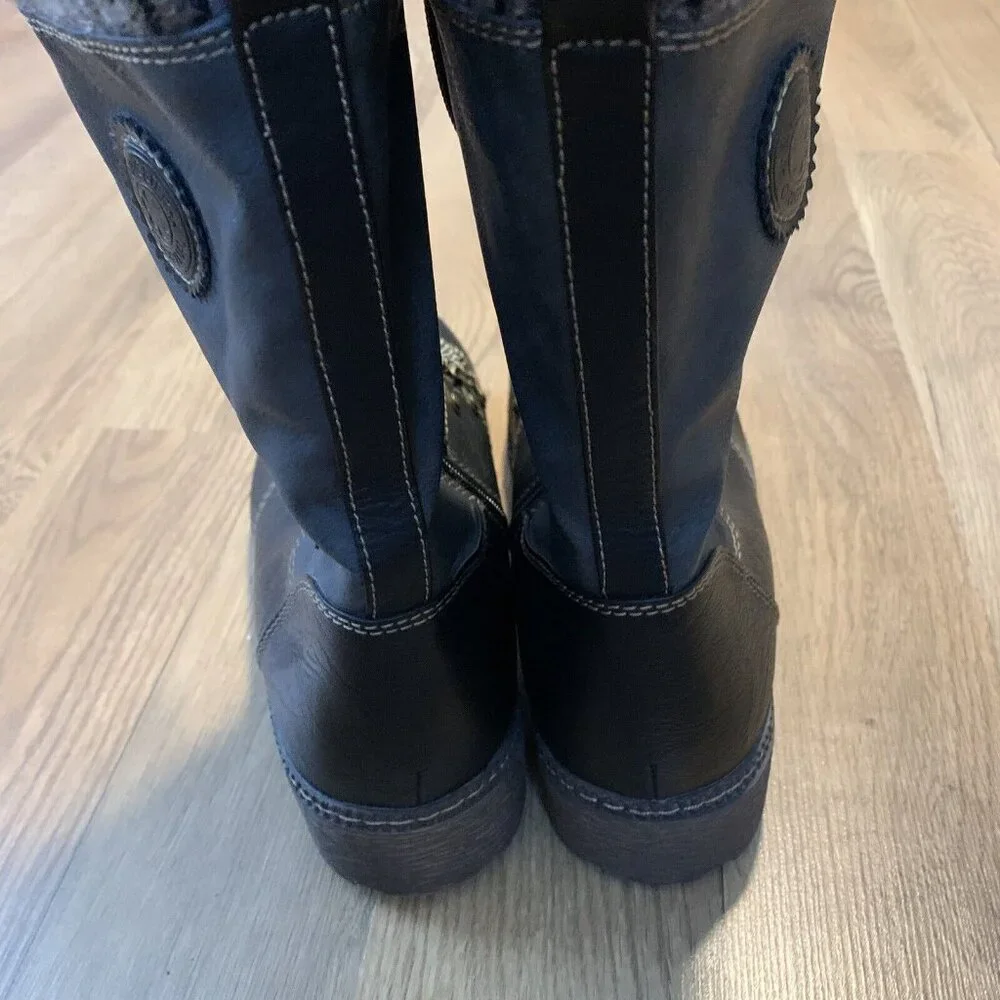 •Spring Step Ababi Mid-calf Women Water Resistant Brown Zip Boots Size 42 / 10.5 - Picture 10 of 10
